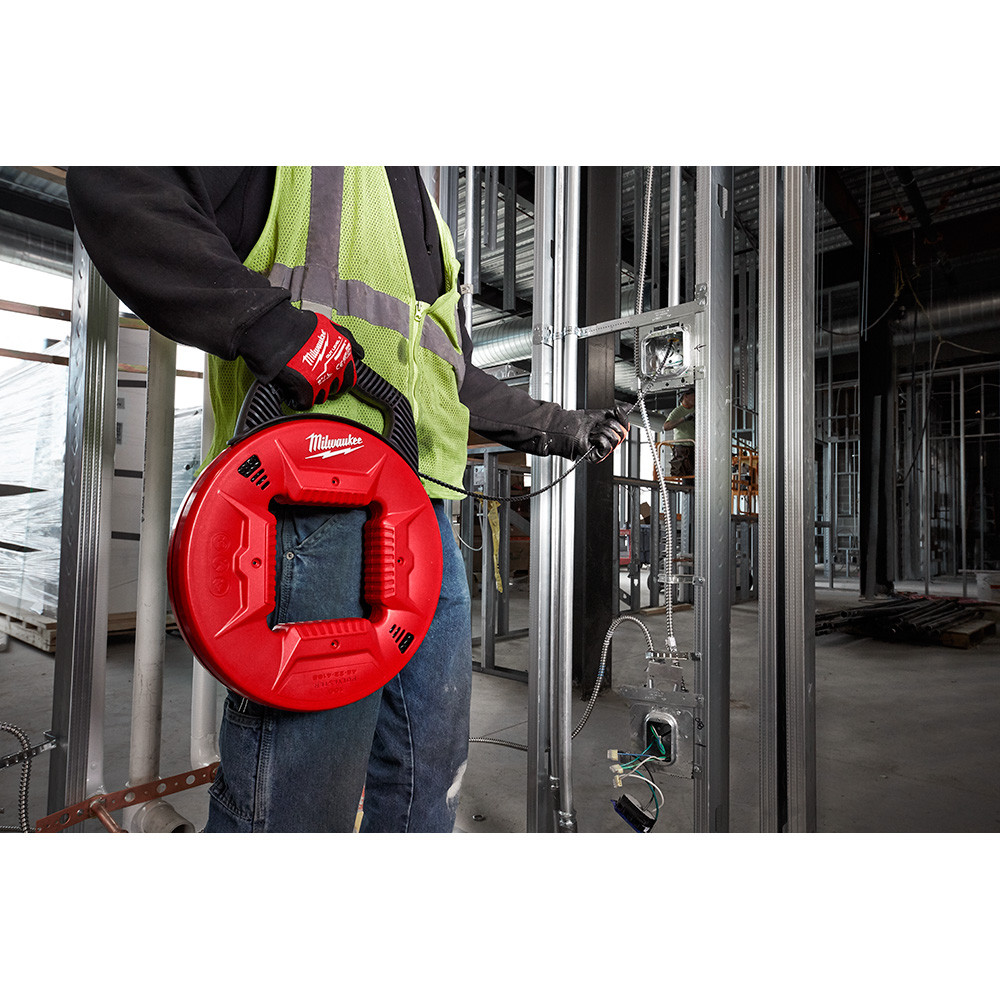 Milwaukee 48-22-4192 50 Ft. Polyester Fish Tape w/ Flexible Metal Leader