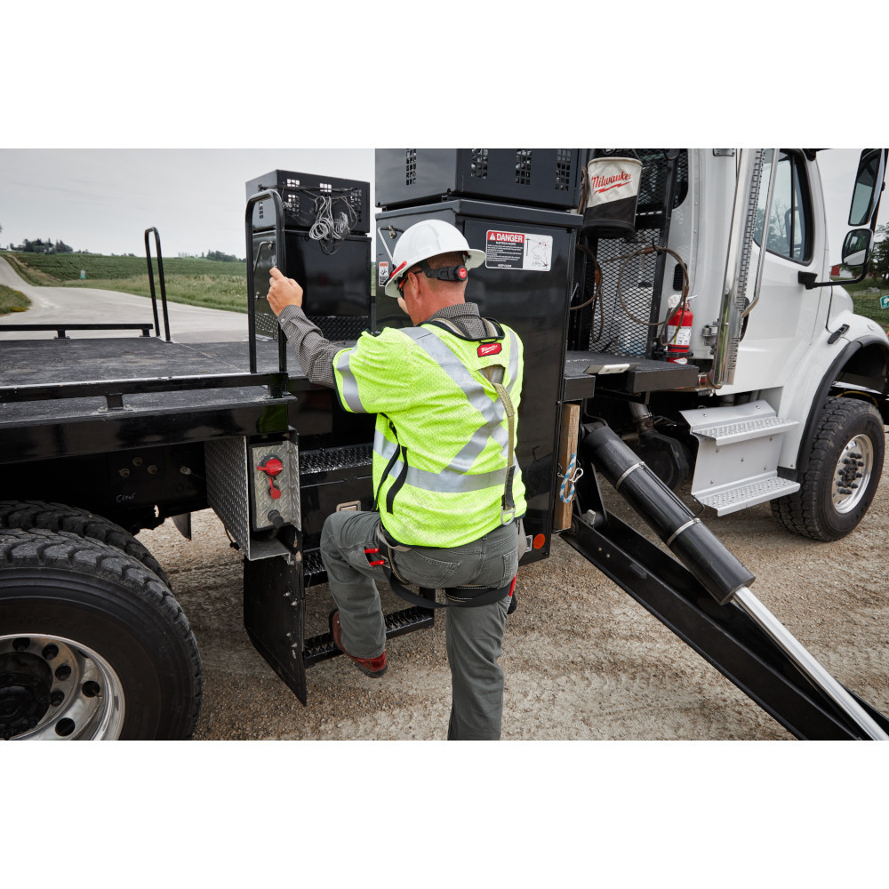 Milwaukee 48-73-5334 AR/FR Cat. 1 Class 3 Breakaway High Visibility Yellow Safety Vest- 4XL/5XL (ANSI/CSA)