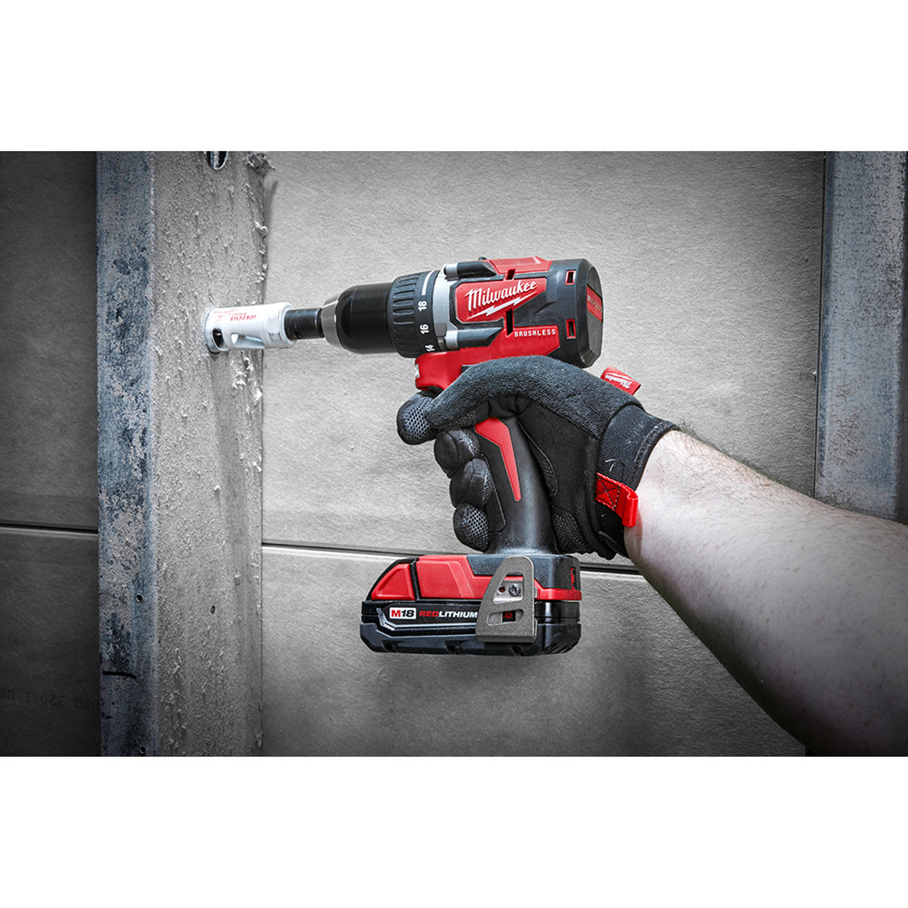 Milwaukee 2801-20 M18 1/2 in. Compact Brushless Drill