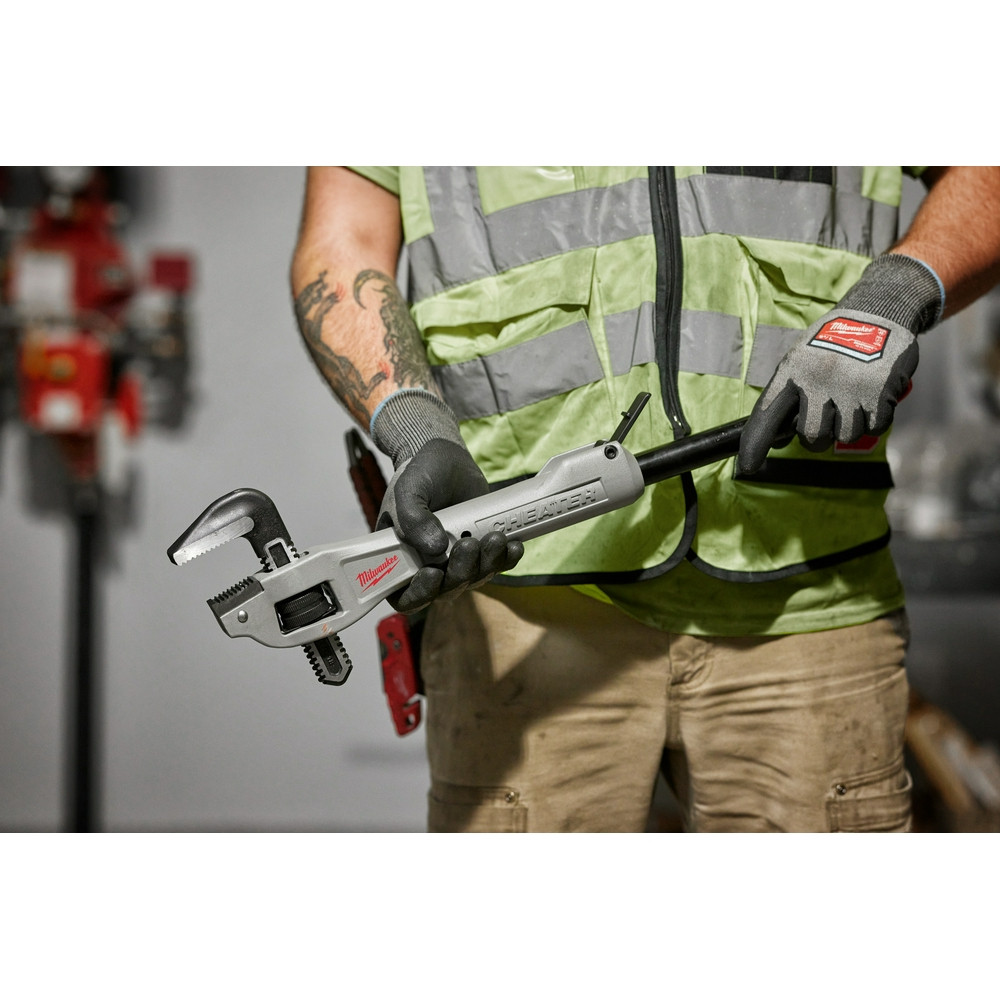 Milwaukee 48-22-7322 CHEATER Aluminum Offset Adaptable Pipe Wrench