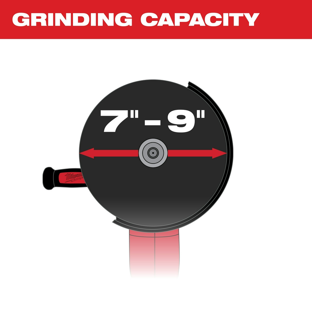 Milwaukee 49-40-6120 7 in./ 9 in. Large Angle Grinder Cutting Shroud