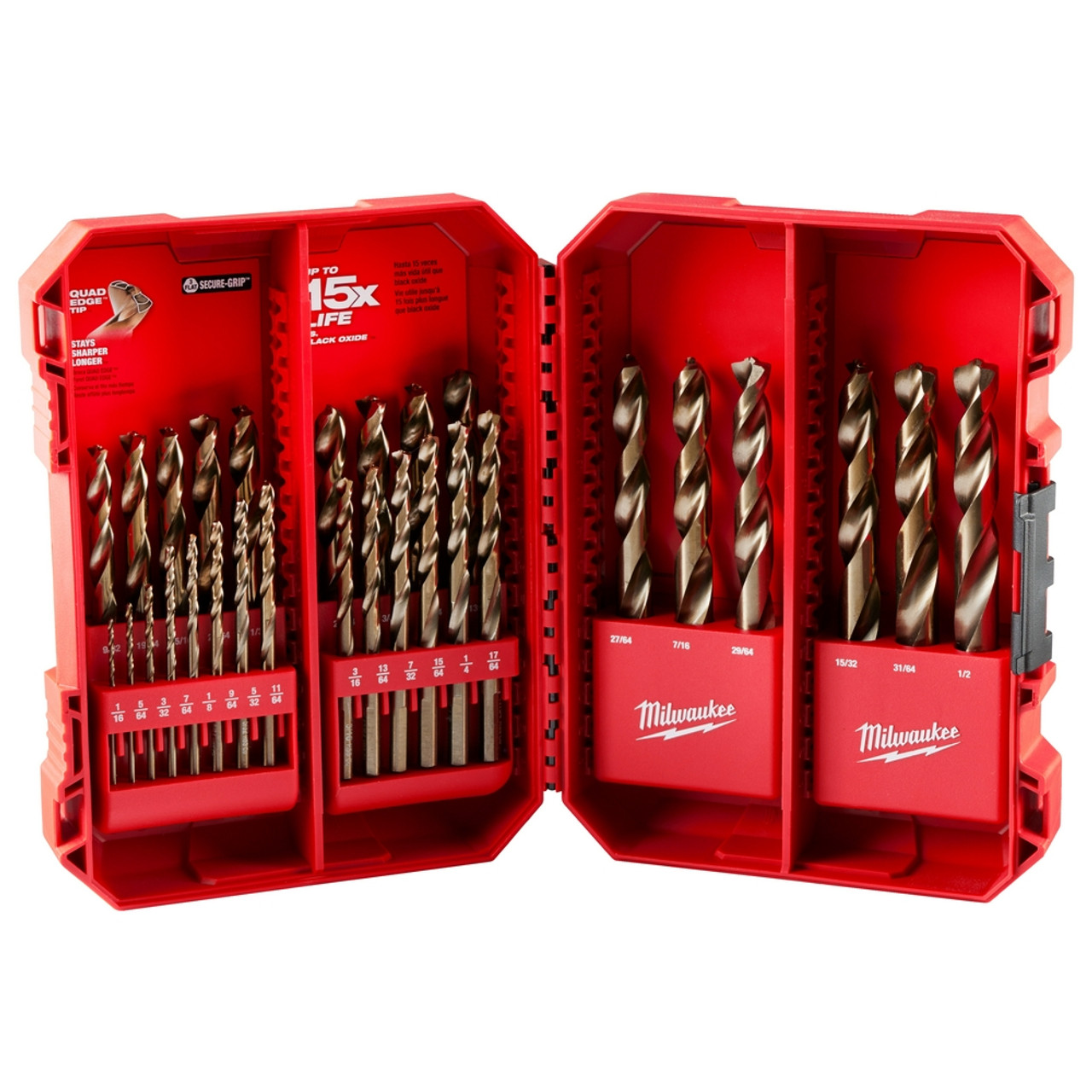 Milwaukee 48-89-2332 RED HELIX Cobalt Drill Bit Set ? 29PC
