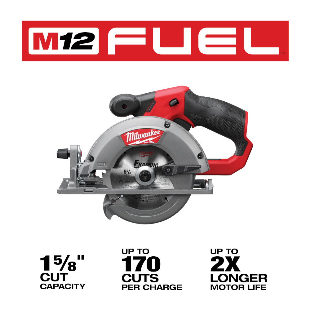 Milwaukee 2530-20 M12 FUEL 5-3/8 in. Circular Saw
