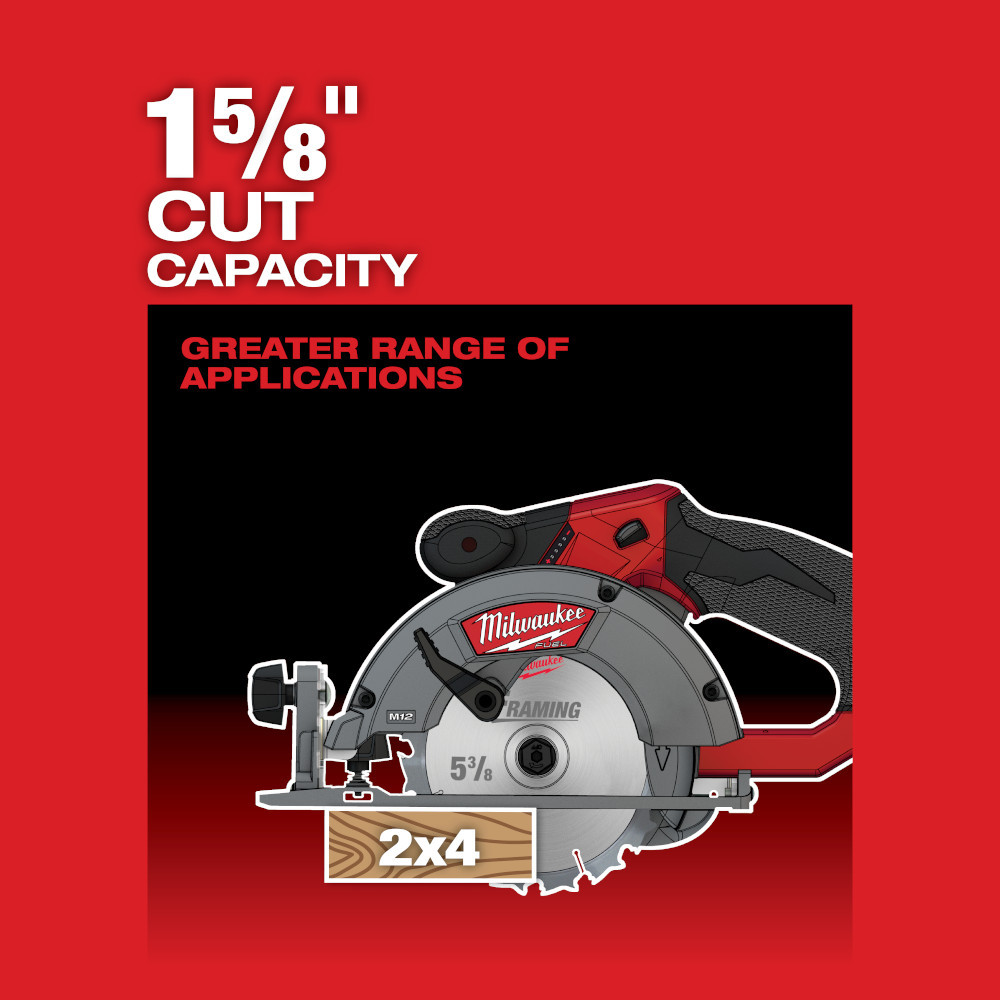 Milwaukee 2530-20 M12 FUEL 5-3/8 in. Circular Saw