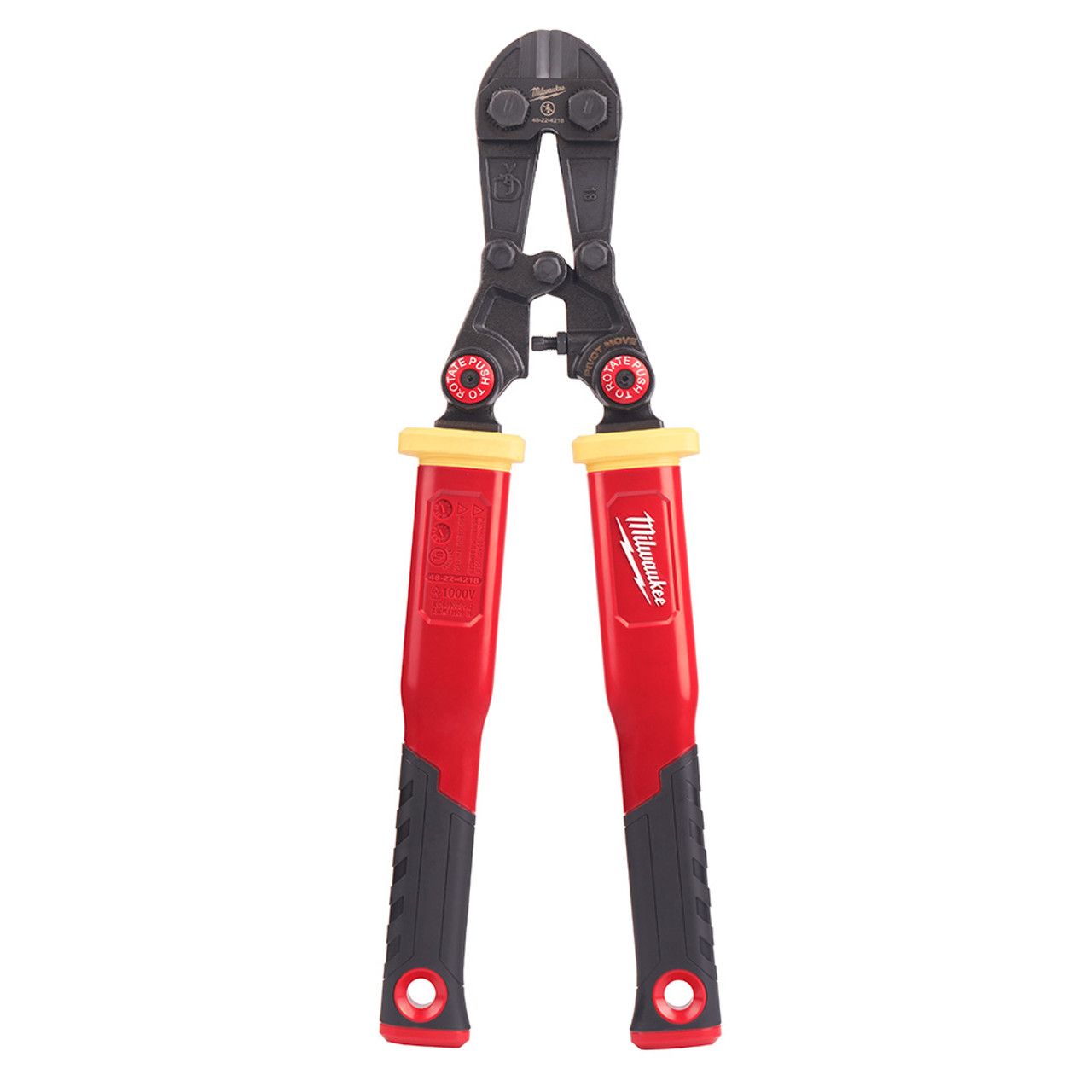 Milwaukee 48-22-4218 18 in. Fiberglass Bolt Cutter with PIVOTMOVE Rotating Handles