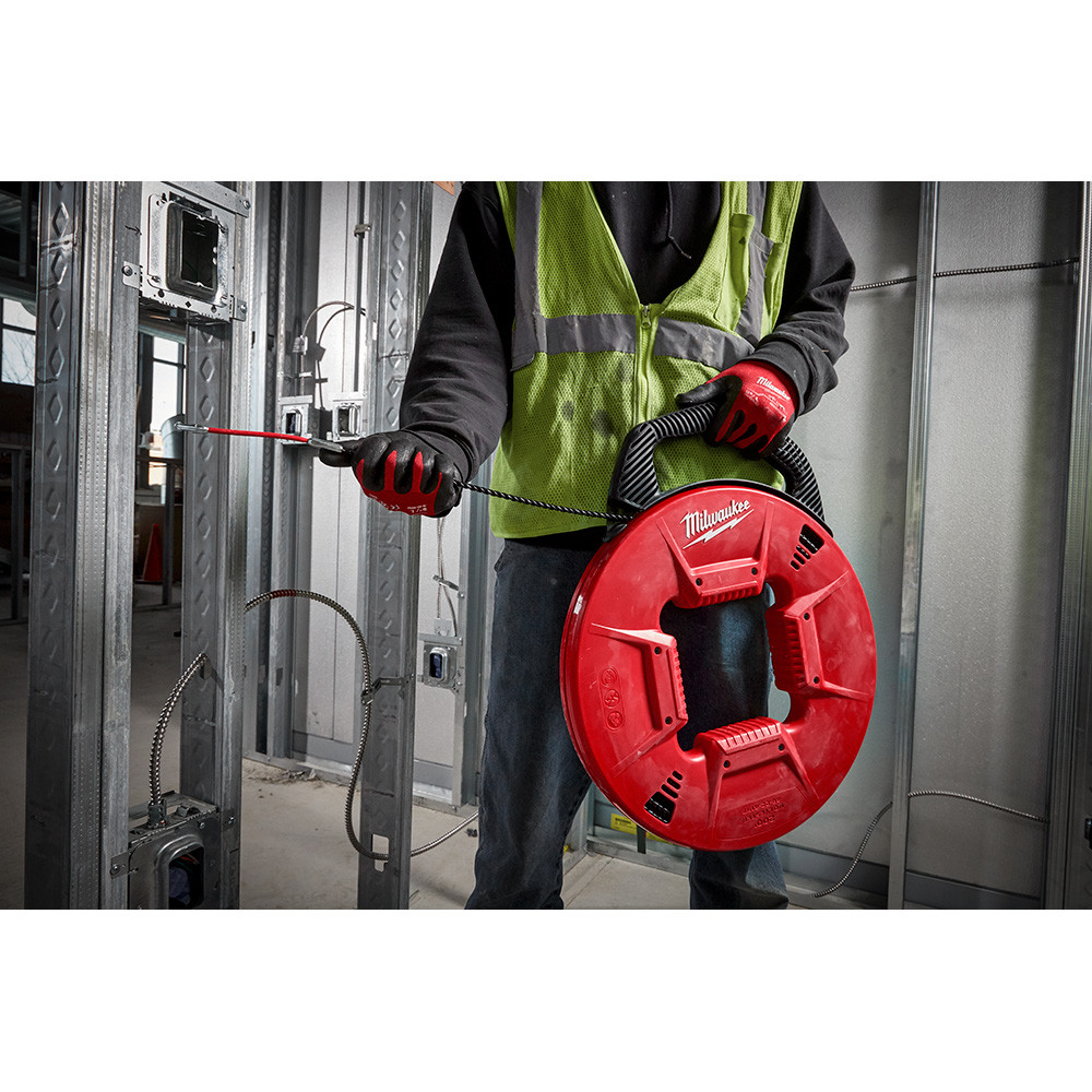Milwaukee 48-22-4197 200 Ft. Polyester Fish Tape w/ Flexible Metal Leader