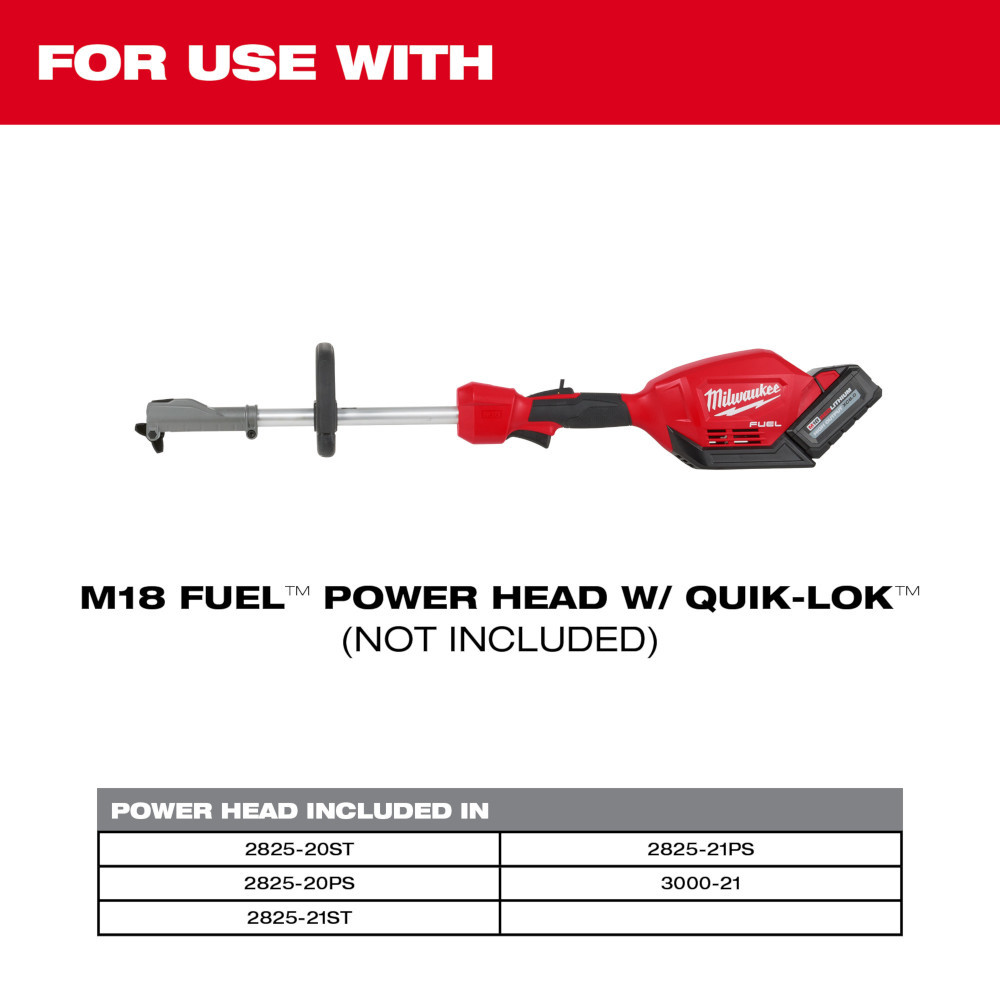 Milwaukee 49-16-2719 M18 FUEL QUIK-LOK Articulating Hedge Trimmer Attachment
