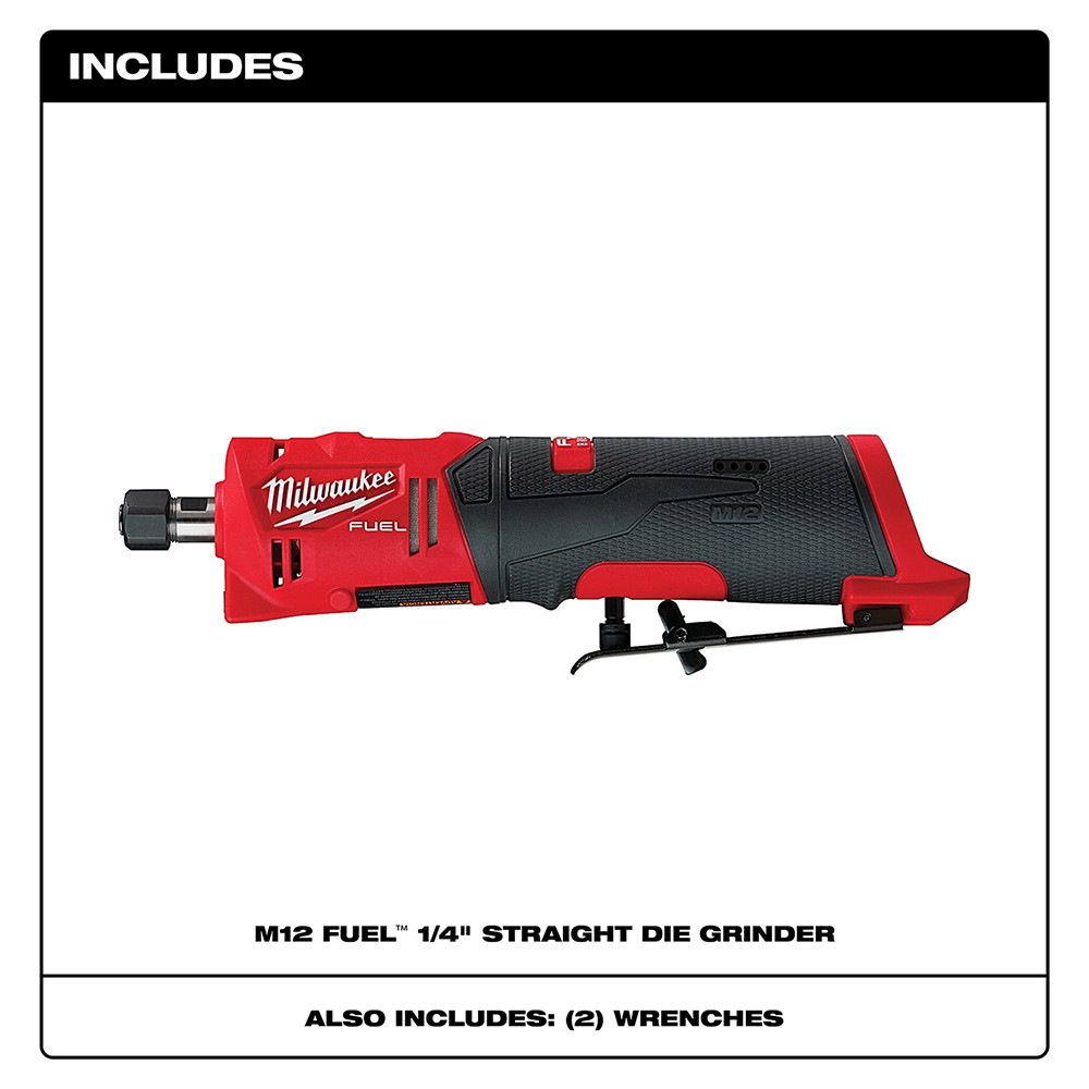Milwaukee 2486-20 M12 FUEL Straight Die Grinder