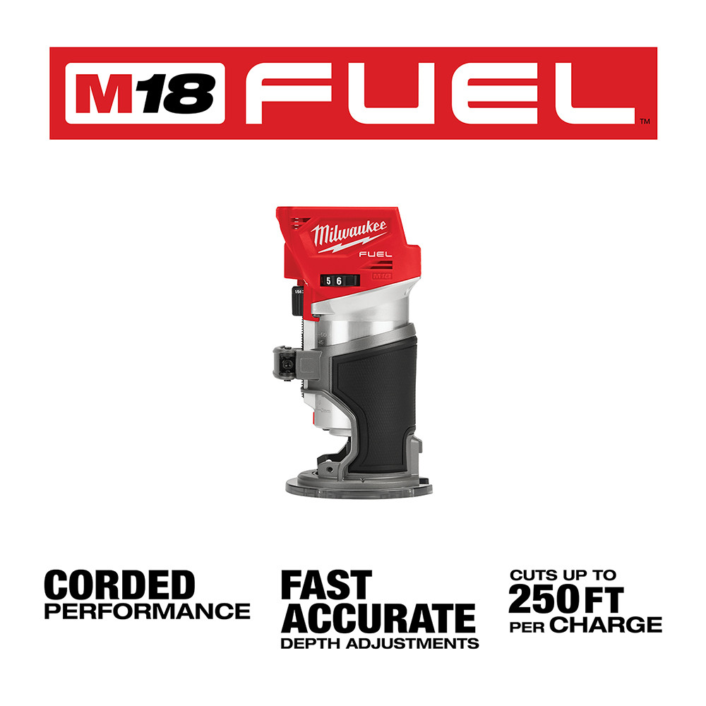 Milwaukee 2723-20 M18 FUEL Compact Router