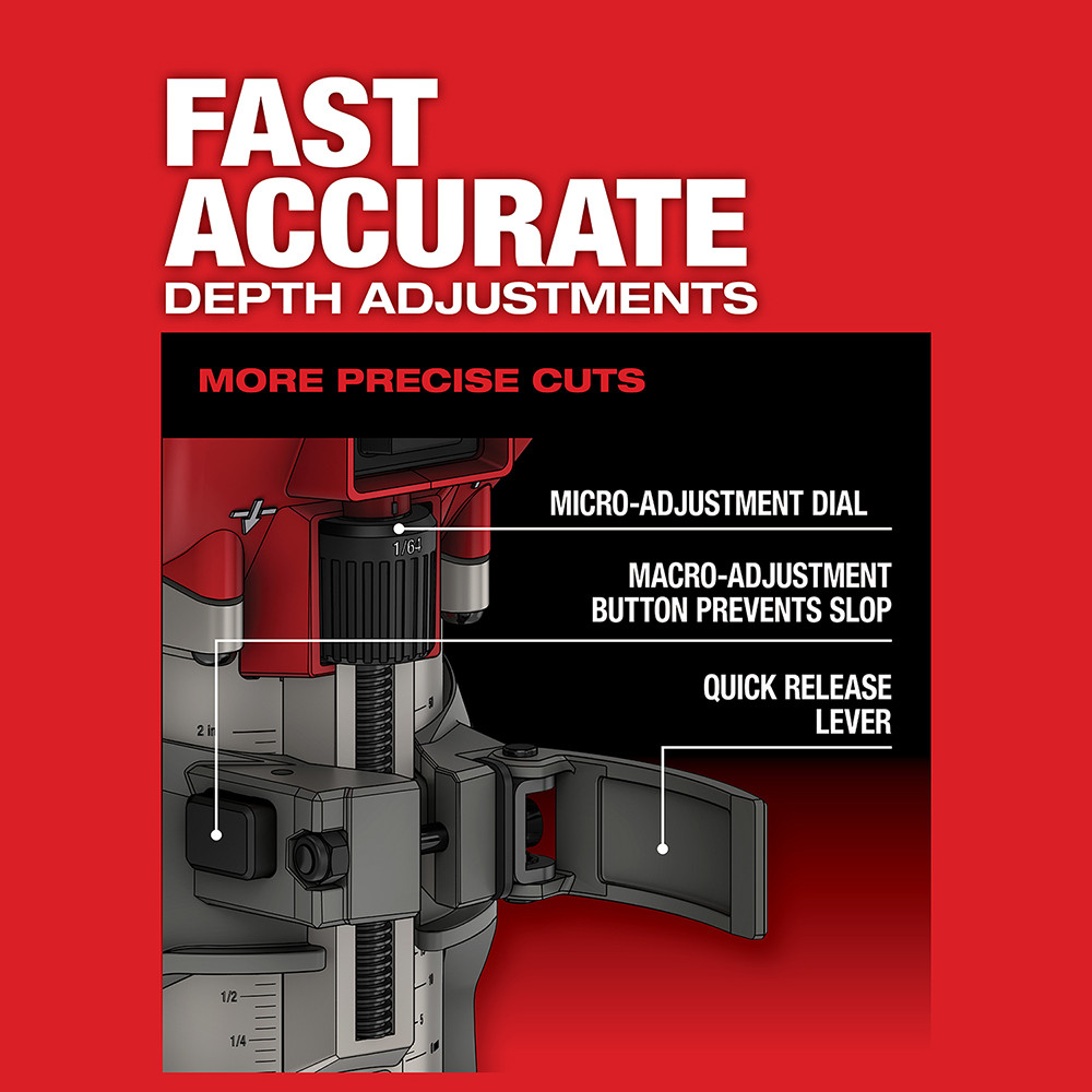 Milwaukee 2723-20 M18 FUEL Compact Router