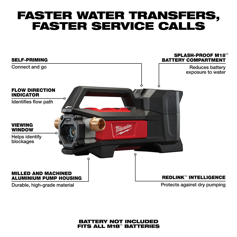 Milwaukee 2771-20 M18 Transfer Pump