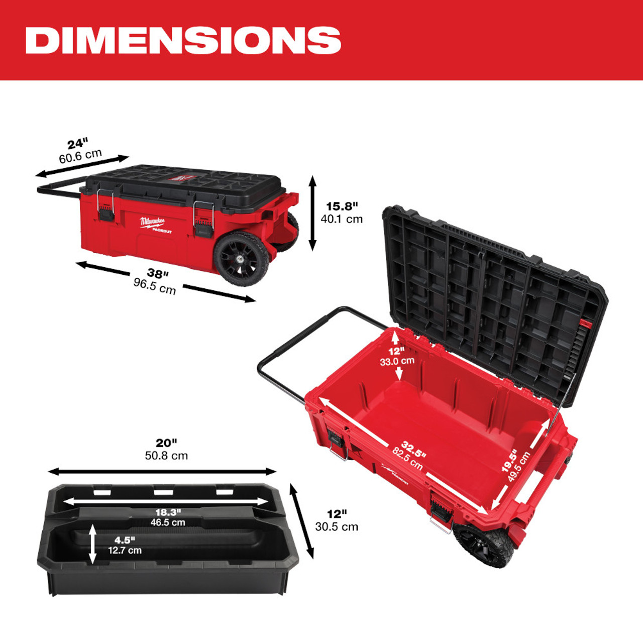 Milwaukee 48-22-8045 PACKOUT Tool Tray