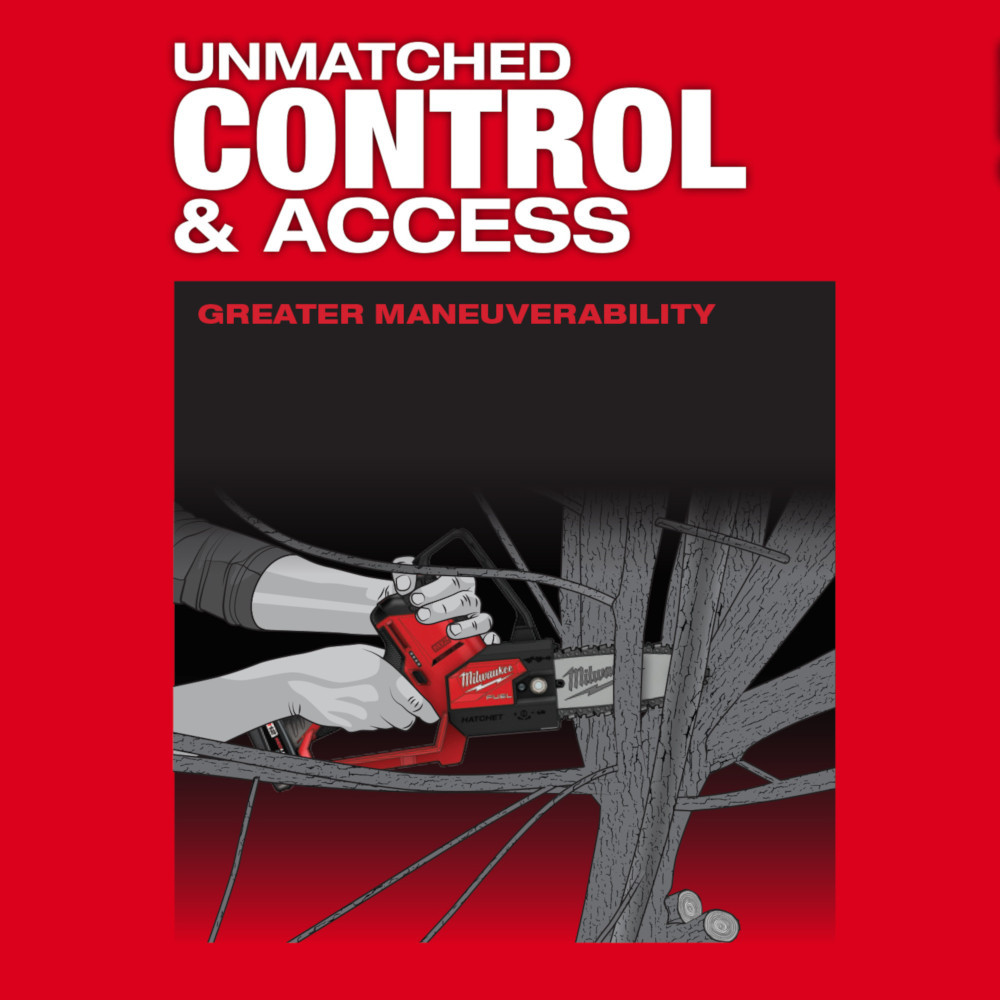 Milwaukee 2527-21 M12 FUEL HATCHET 6 in. Pruning Saw Kit