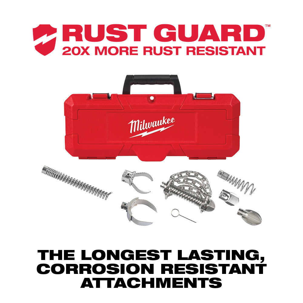 Milwaukee 48-53-3839 2" - 4" Head Attachment Kit For 7/8" Sectional Cable