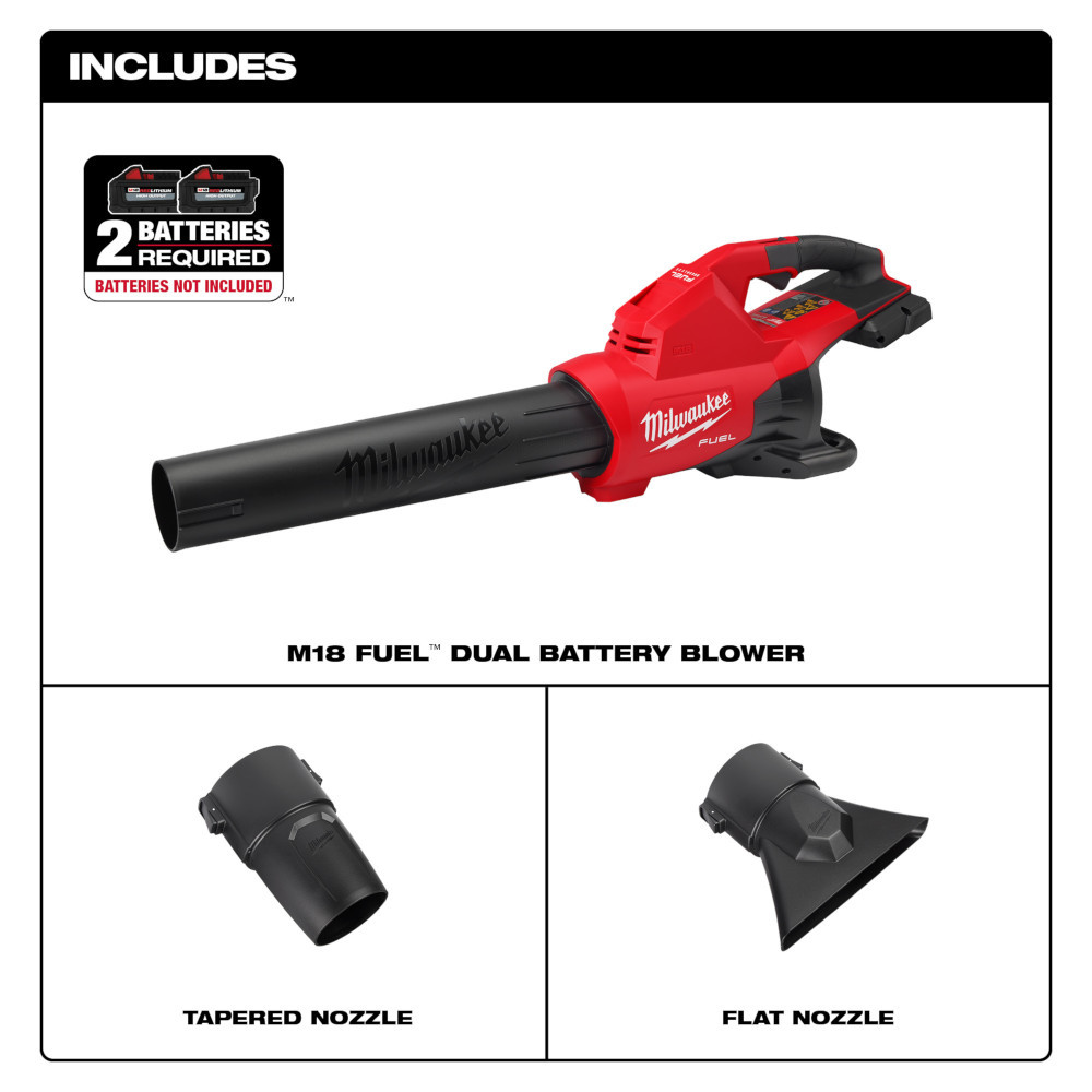 Milwaukee 2824-20 M18 FUEL Dual Battery Blower