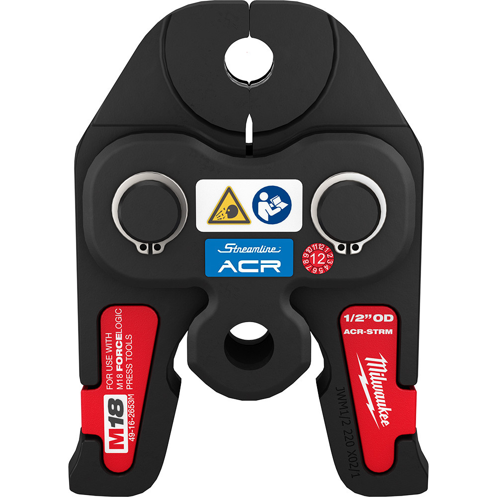 Milwaukee 49-16-2653M 1/2" Streamline ACR Press Jaw for M18 FORCE LOGIC Press Tools