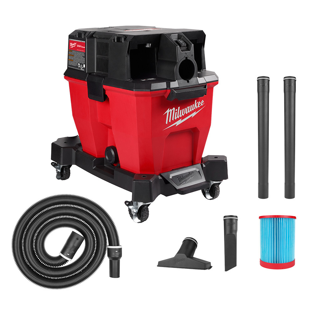Milwaukee 0920-20 M18 FUEL 9 Gallon Dual-Battery Wet/Dry Vacuum
