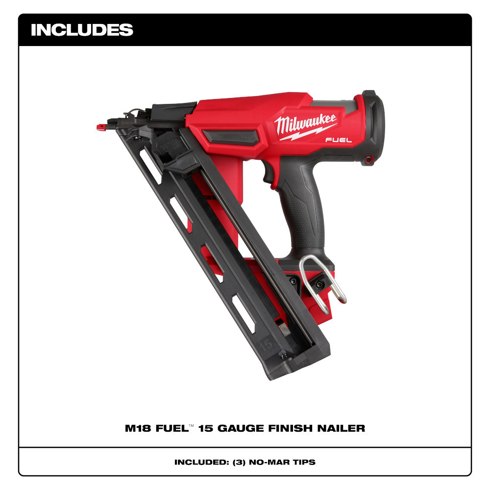 Milwaukee 2839-20 M18 FUEL 15 Gauge Finish Nailer