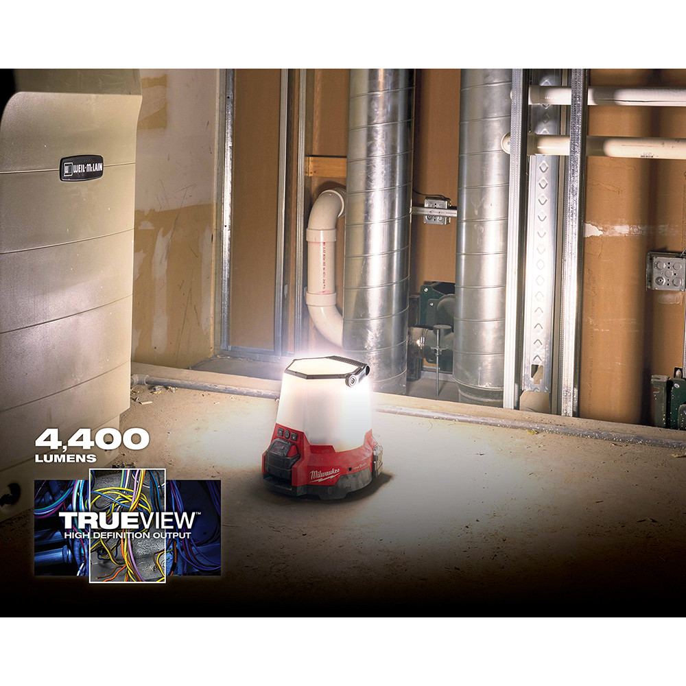 Milwaukee 2146-20 M18 RADIUS LED Compact Site Light w/ ONE-KEY