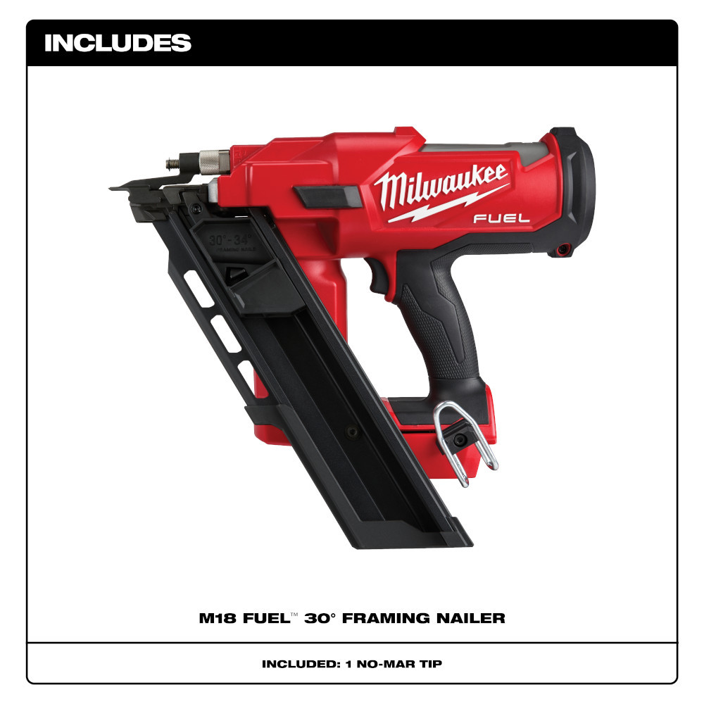 Milwaukee 2745-20 M18 FUEL 30 Degree Framing Nailer