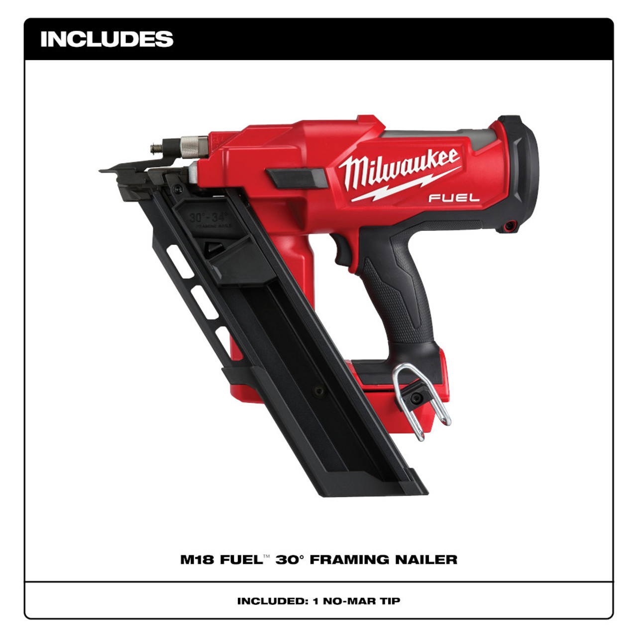 Milwaukee 2745-20 M18 FUEL 30 Degree Framing Nailer