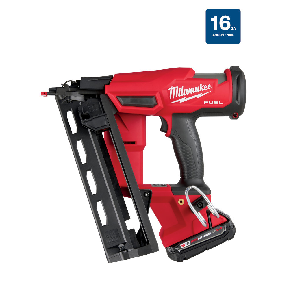 Milwaukee 2841-21CT M18 FUEL 16 Gauge Angled Finish Nailer Kit