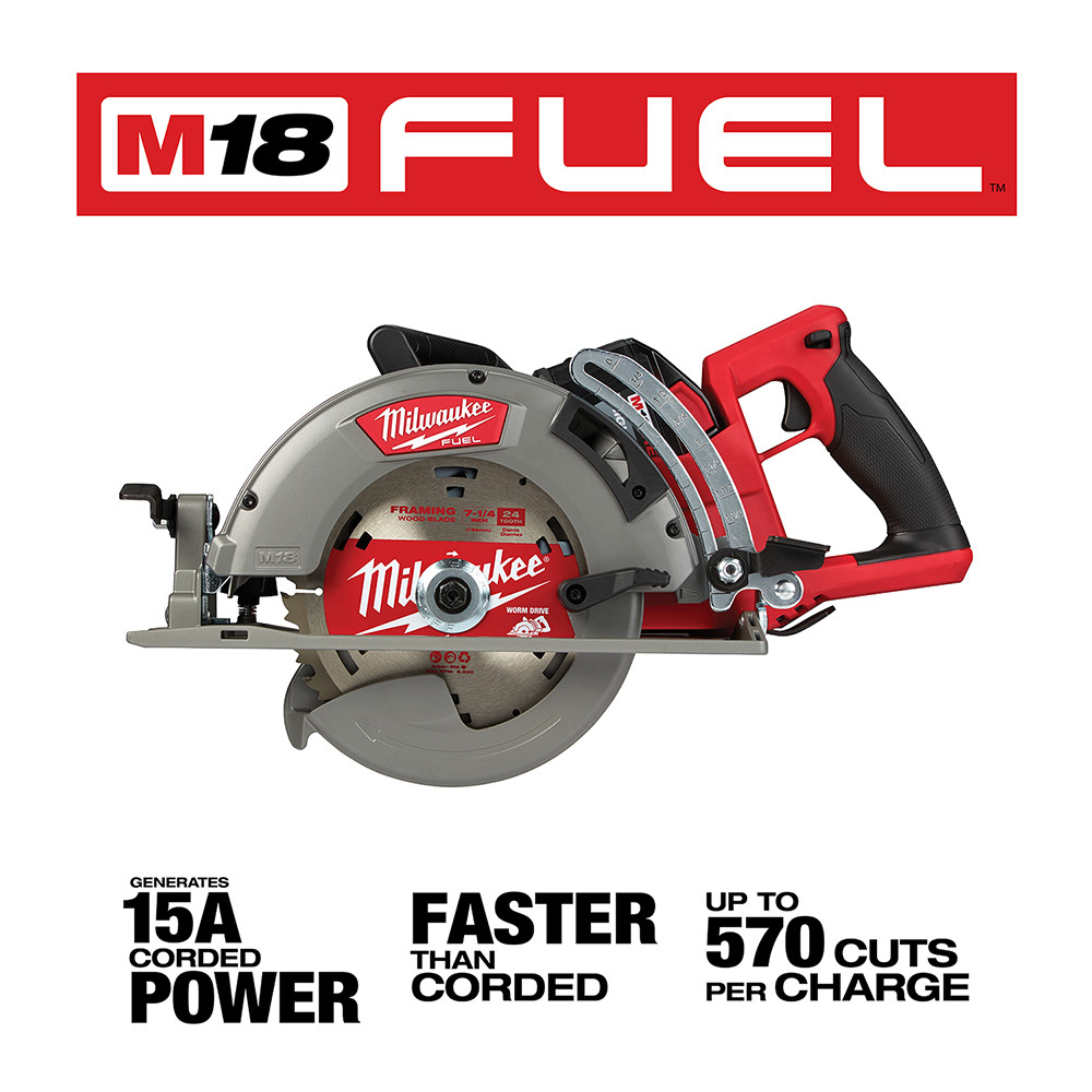 Milwaukee 2830-21HD M18 FUEL Rear Handle 7-1/4 in. Circular Saw Kit