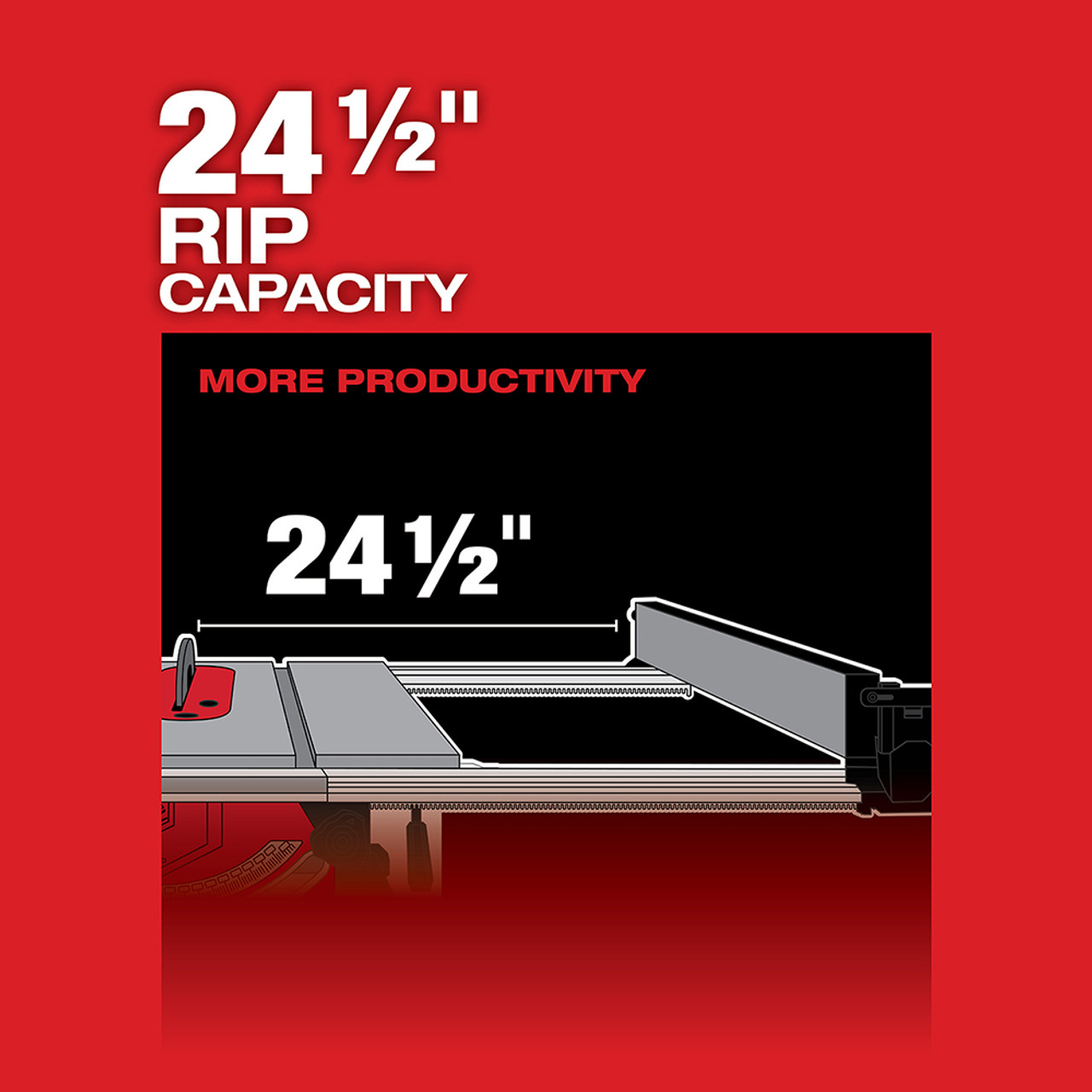 Milwaukee 2736-20 M18 FUEL 8-1/4 in. Table Saw with ONE-KEY