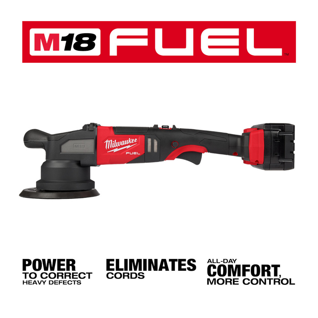 Milwaukee 2685-22HD M18 FUEL 21mm Random Orbital Polisher Kit