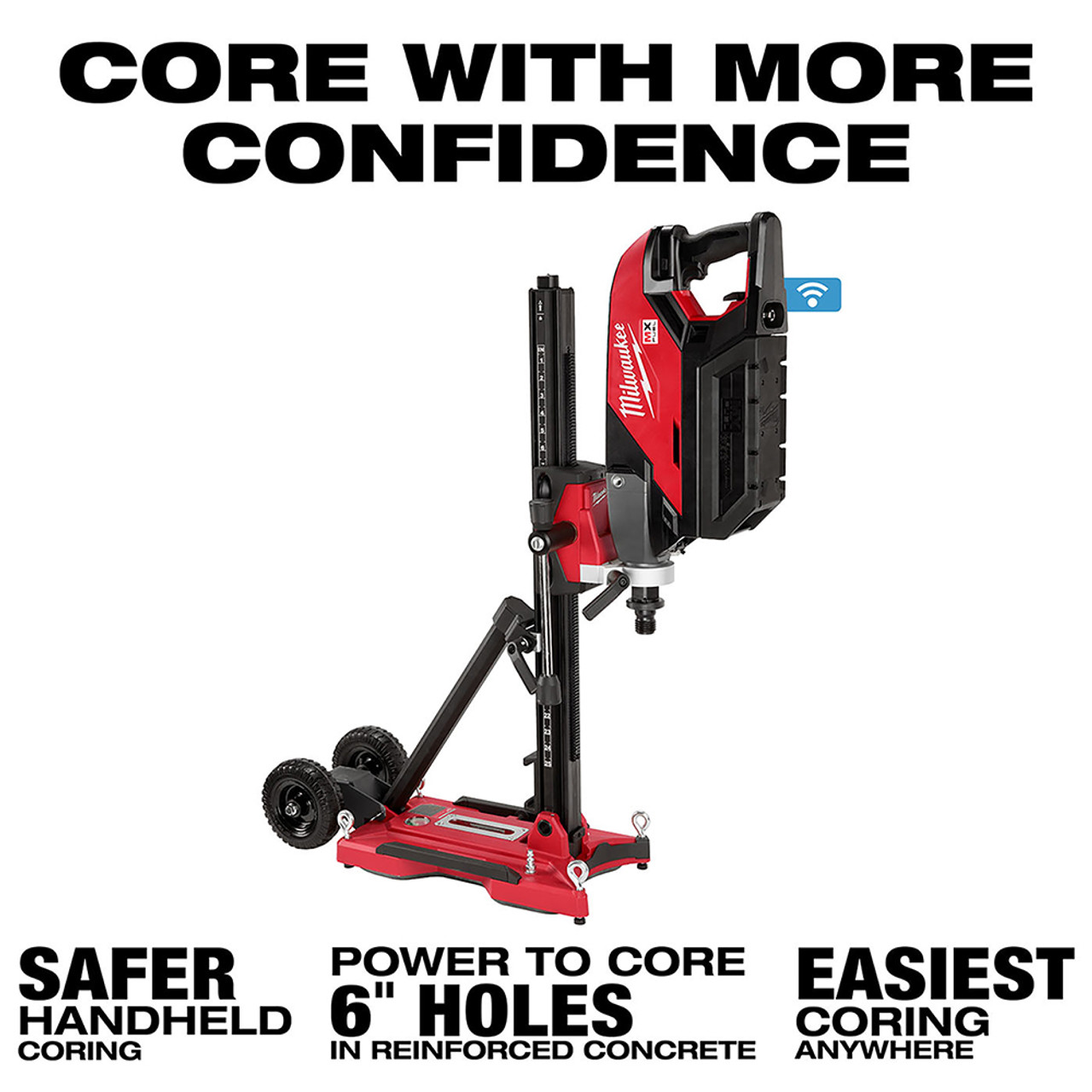 Milwaukee MXF301-2CXS MX FUEL Handheld Core Drill Kit w/ Stand