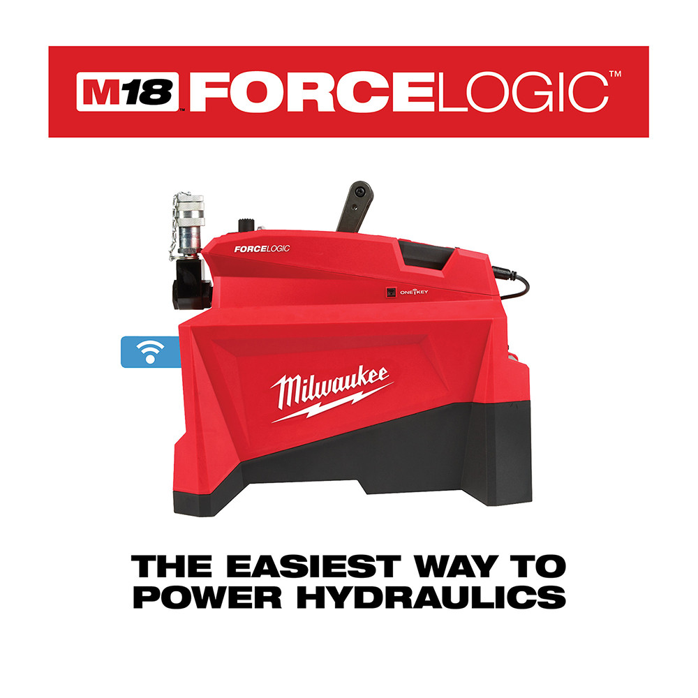 Milwaukee 2774-21HD M18 FORCE LOGIC 10,000PSI Hydraulic Pump Kit