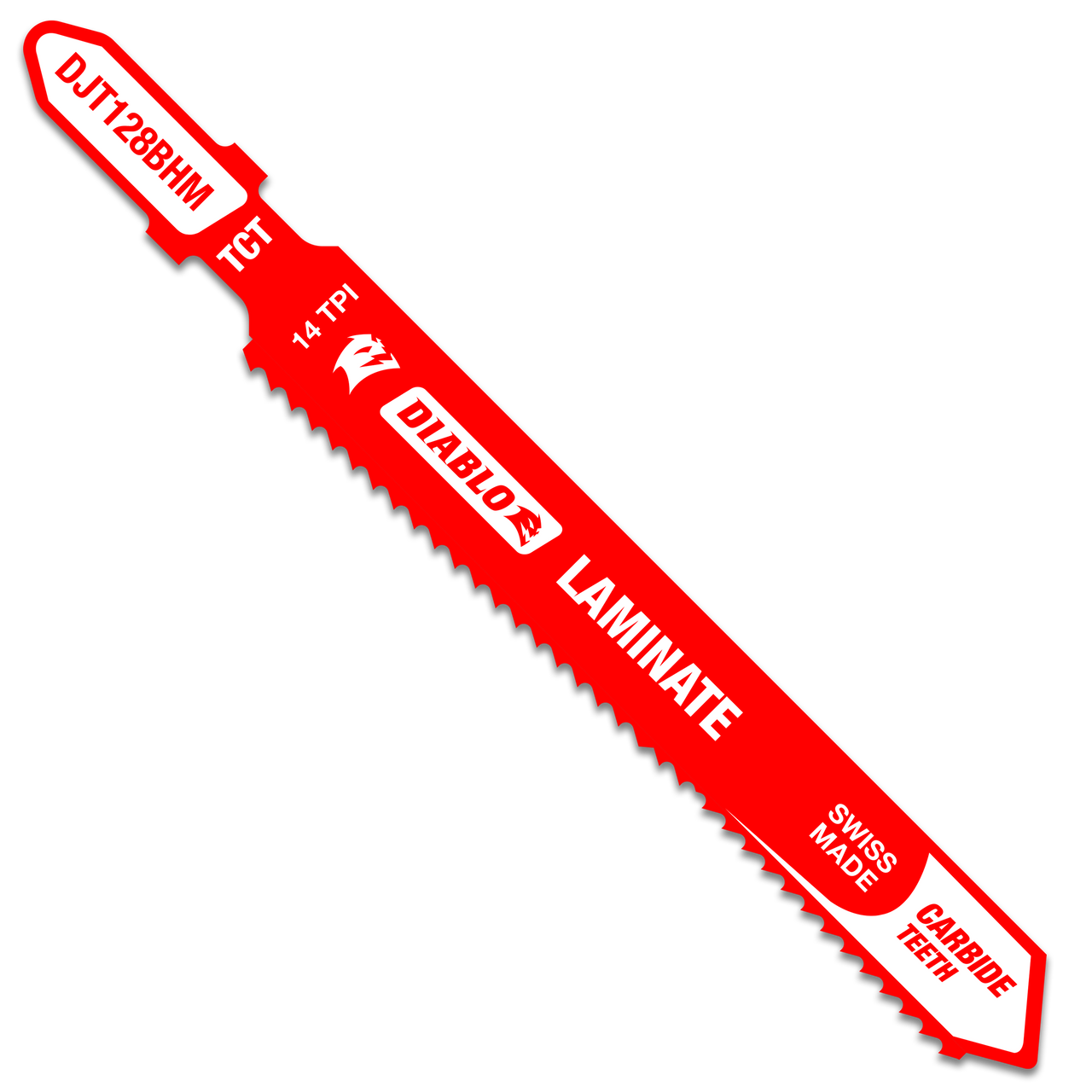 Diablo DJT128BHM 3-5/8 in. 14 TPI Carbide T-Shank Jig Saw Blade for Laminate