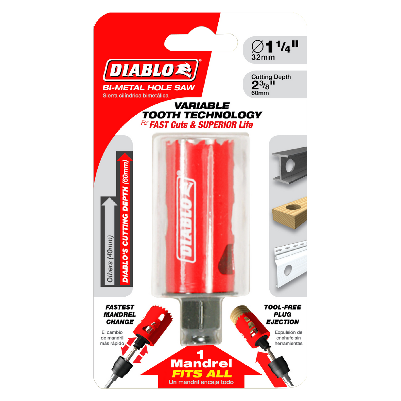 Diablo DHS1250 1-1/4 in. Hole Saw