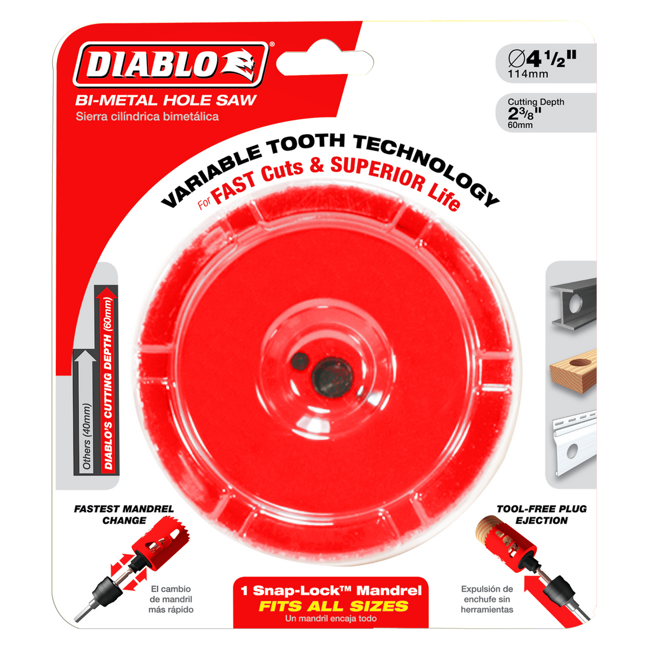 Diablo DHS4250 4-1/4 in. Hole Saw