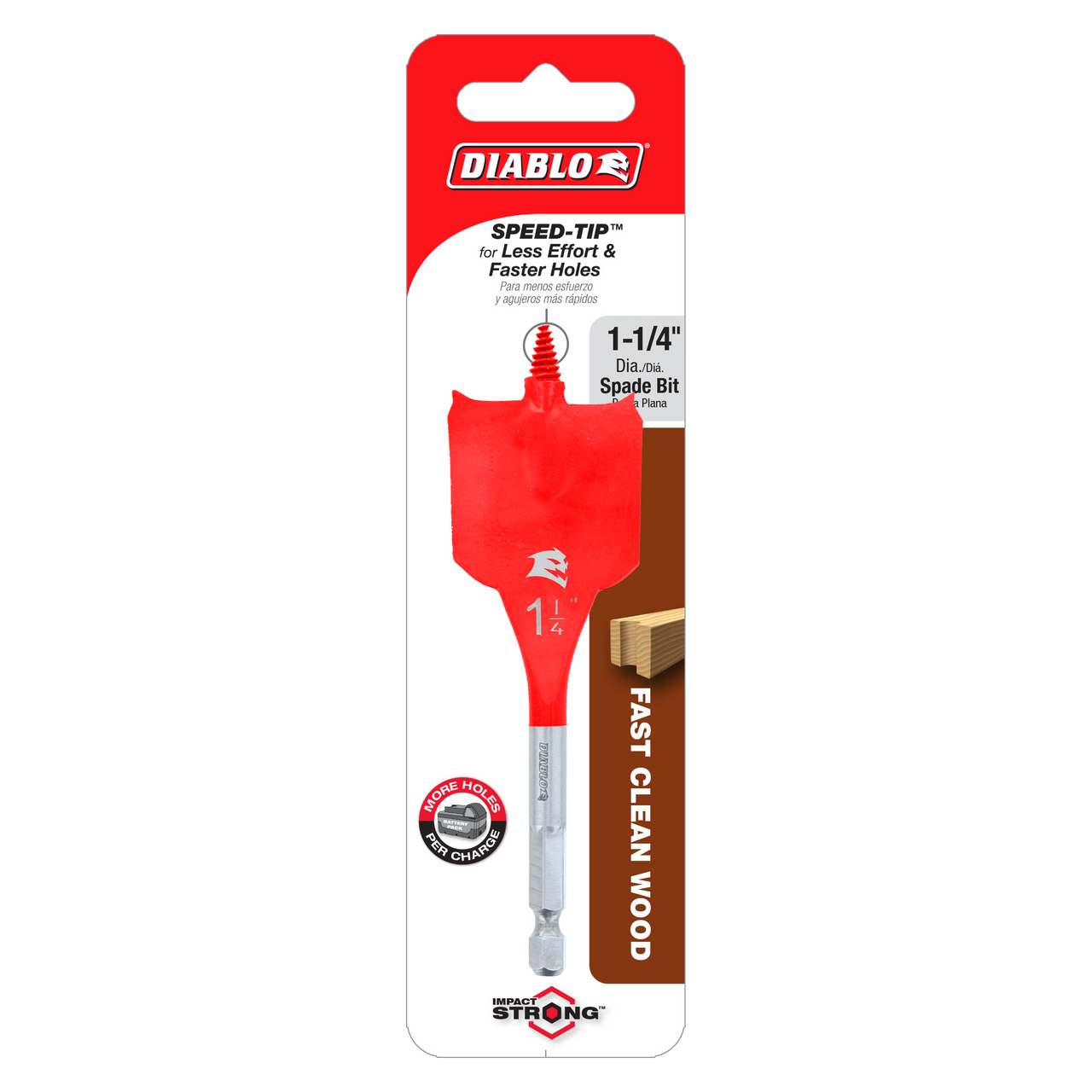 Diablo DSP1080 1-1/4 in. x 4 in. Spade Bit