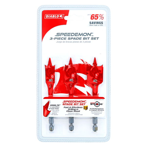 Diablo DSP1910-S3 3 pc Spade Bit Set (3-Piece)
