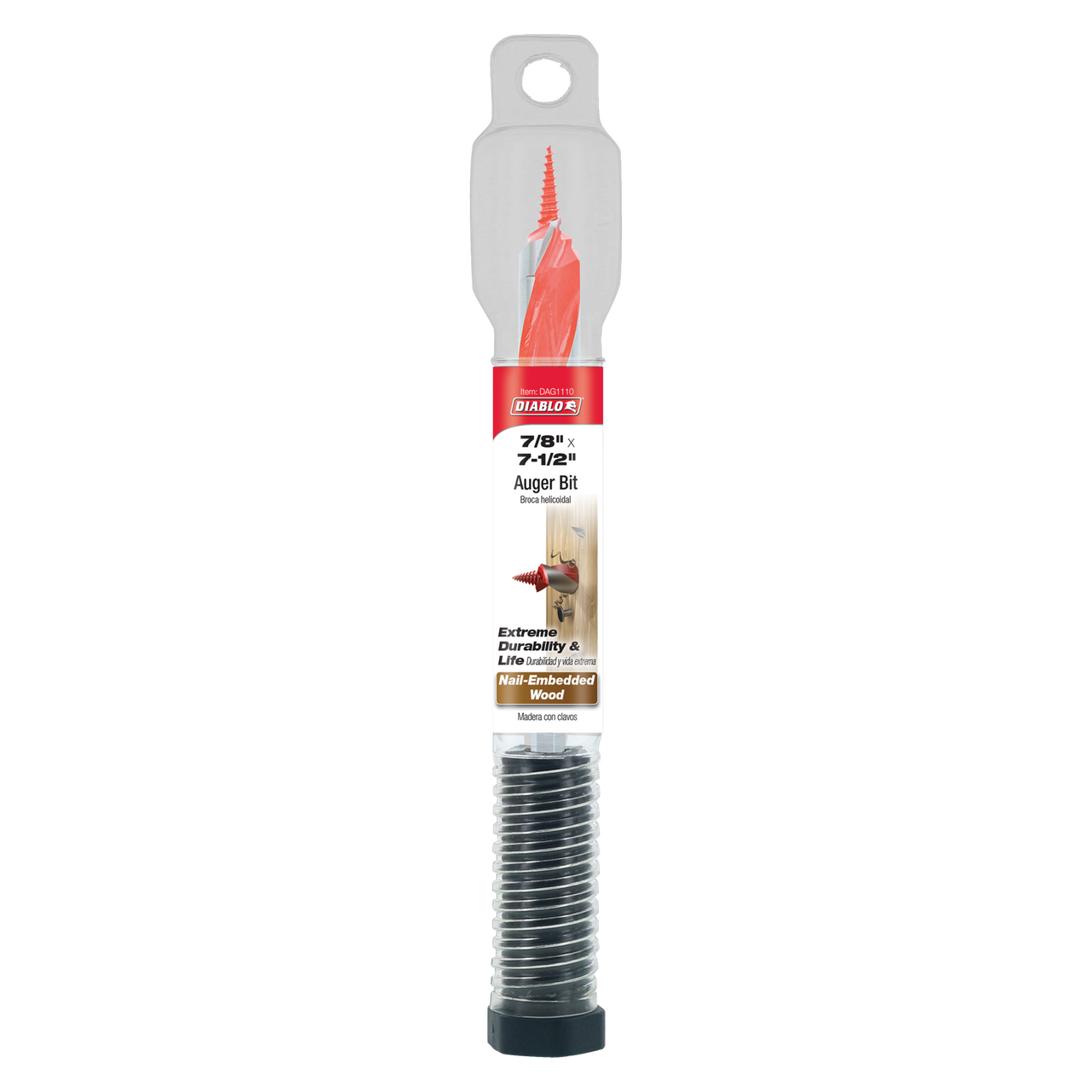 Diablo DAG1110 7/8 in. x 7-1/2 in. Auger Bit