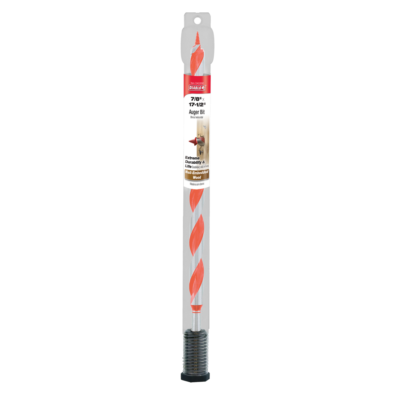 Diablo DAG3090 7/8 in. x 17-1/2 in. Auger Bit