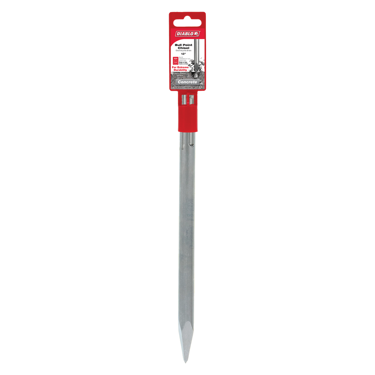 Diablo DMAMXCH1180 12 in. SDS-Max Bull Point Chisel