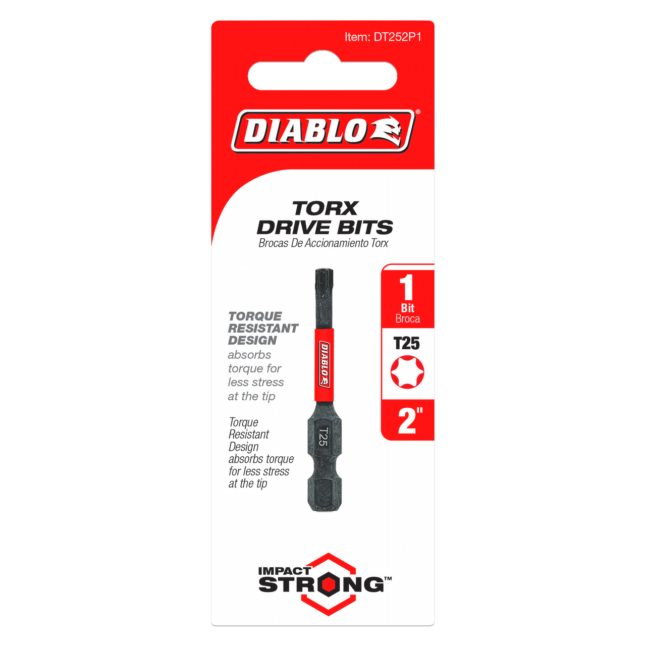 Diablo DT252P1 2 in. #25 Torx Drive Bit