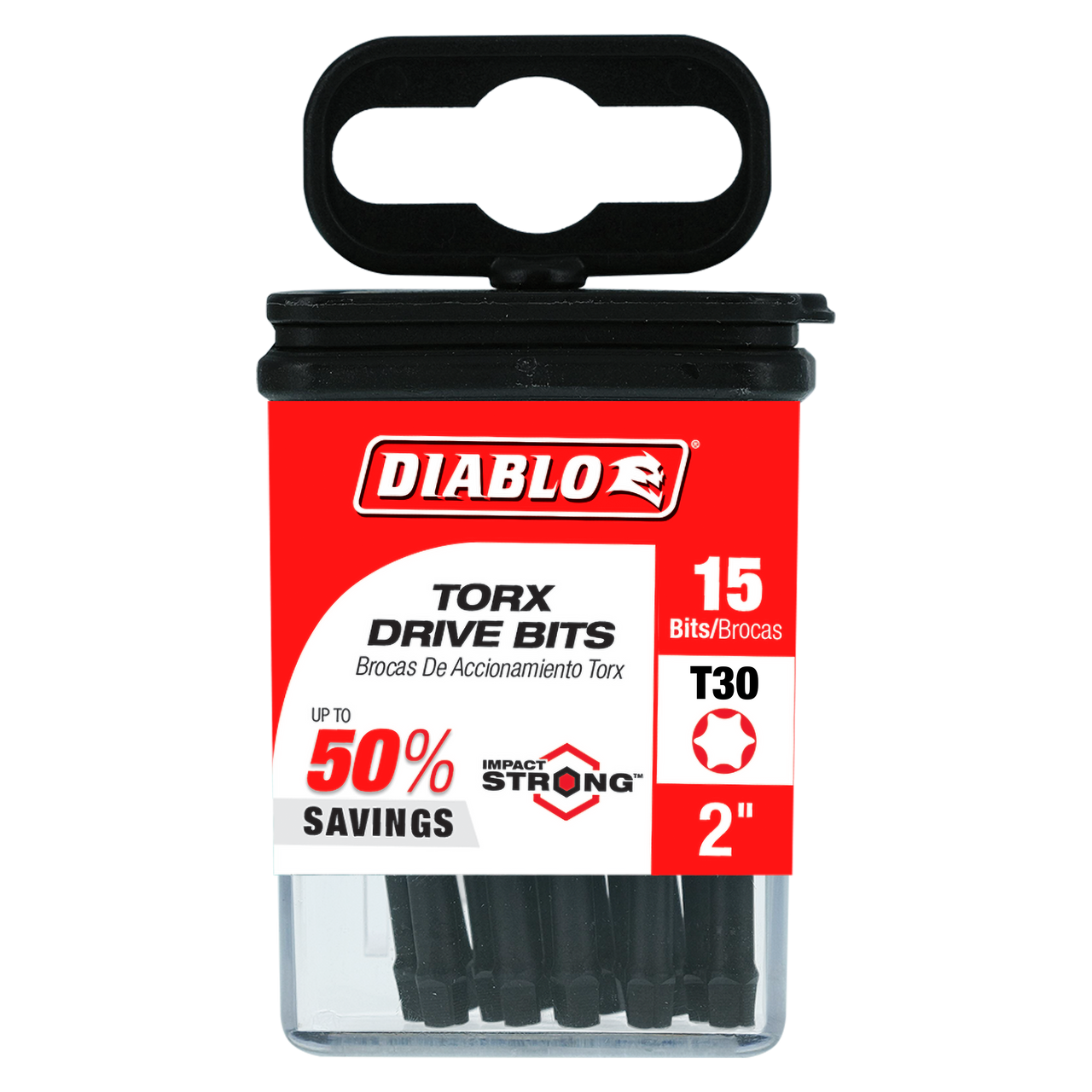 Diablo DT302P15 2 in. #30 Torx Drive Bits (15-Pack)