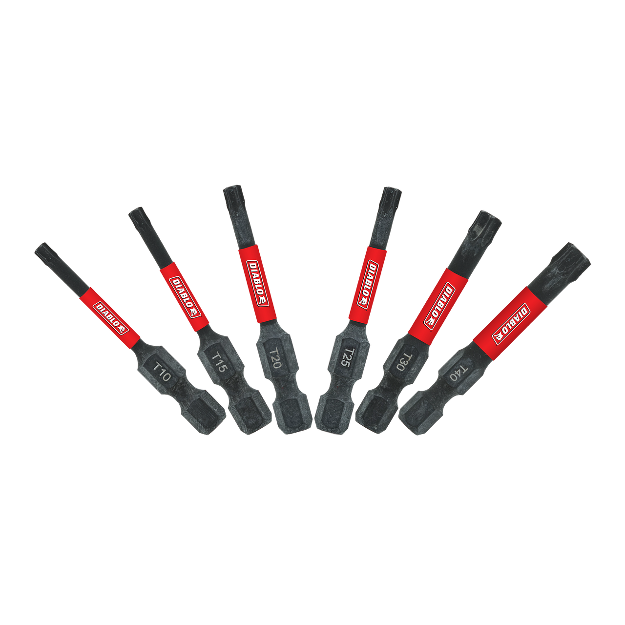 Diablo DTV2-S6 2 in. Torx Drive Bit Assorted Pack (6-Piece)