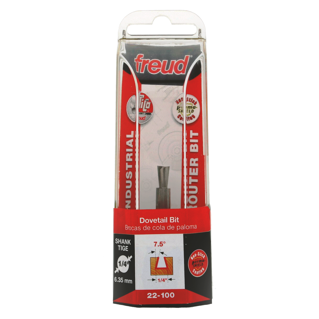 Freud 22-100 1/4" (Dia.) Dovetail Bit