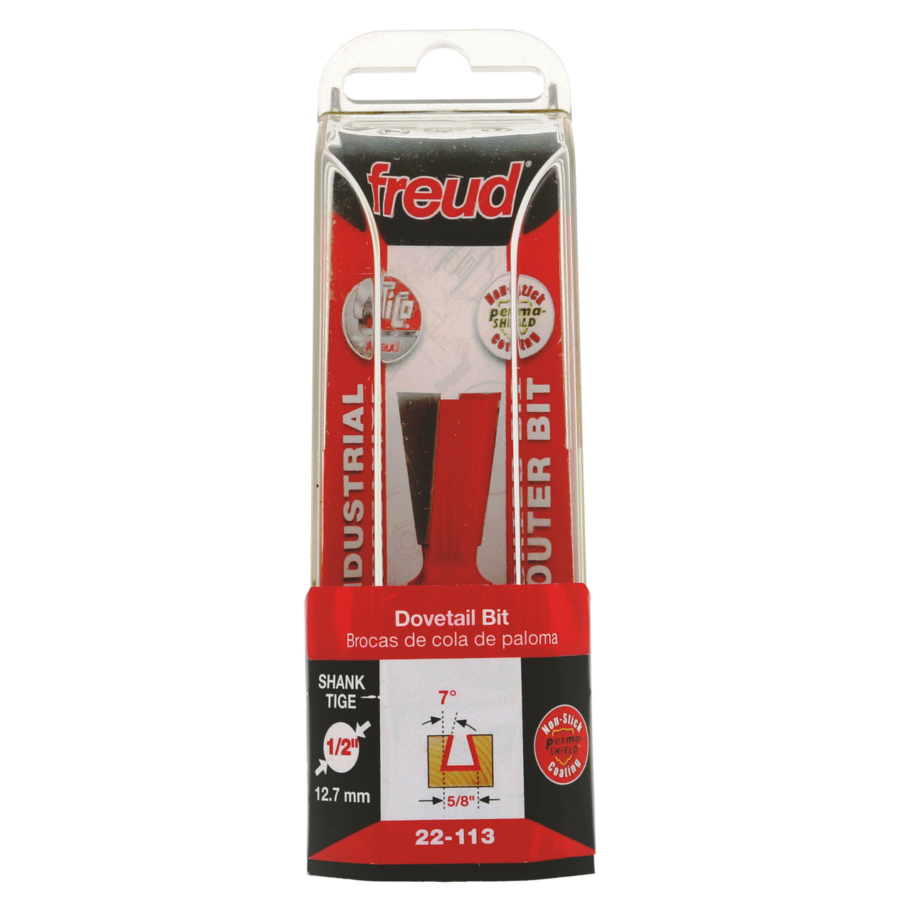 Freud 22-113 5/8" (Dia.) Dovetail Bit