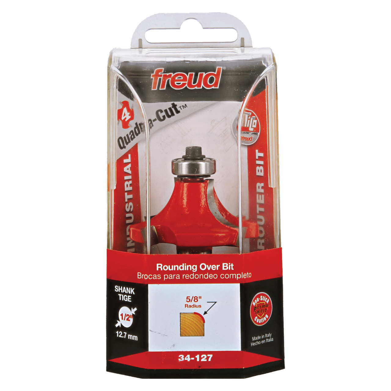Freud 34-127 5/8" Radius Rounding Over Bit (Quadra-Cut)