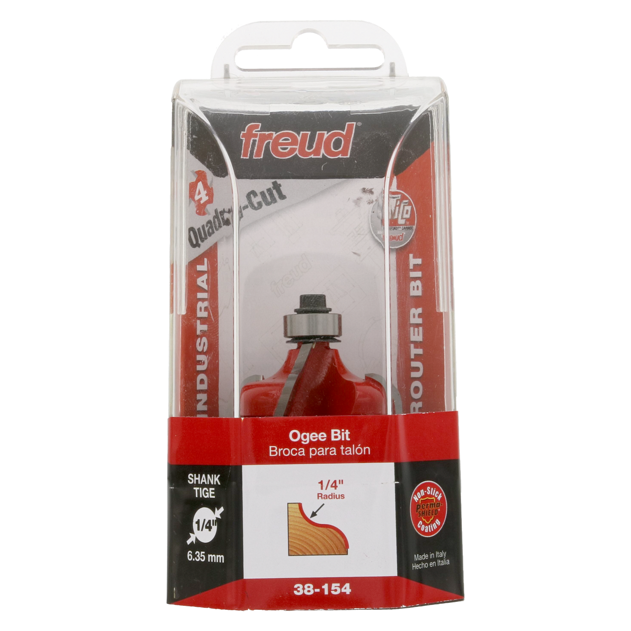 Freud 38-154 1-1/2" (Dia.) Ogee Bit (Quadra-Cut)