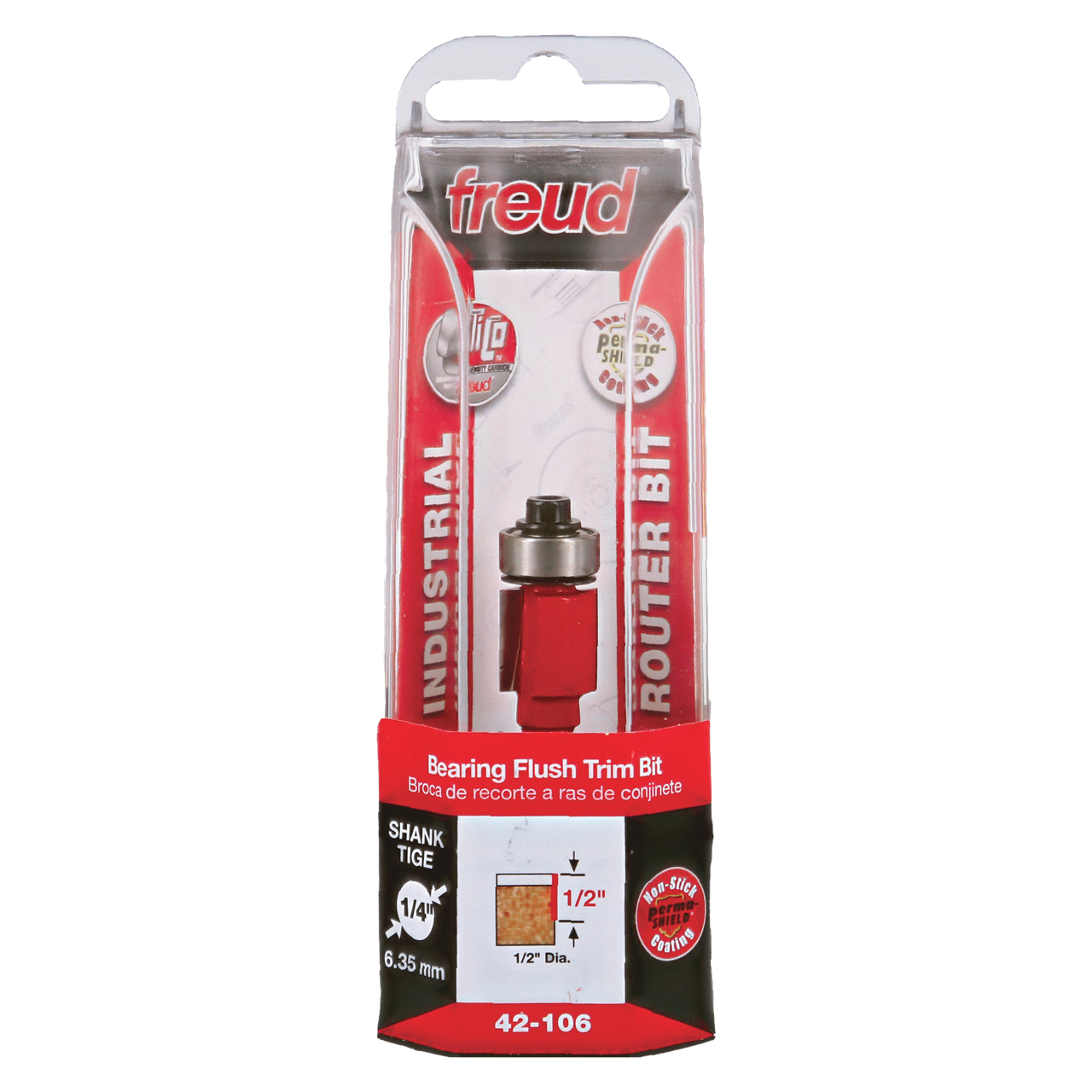 Freud 42-106 1/2" (Dia.) Bearing Flush Trim Bit