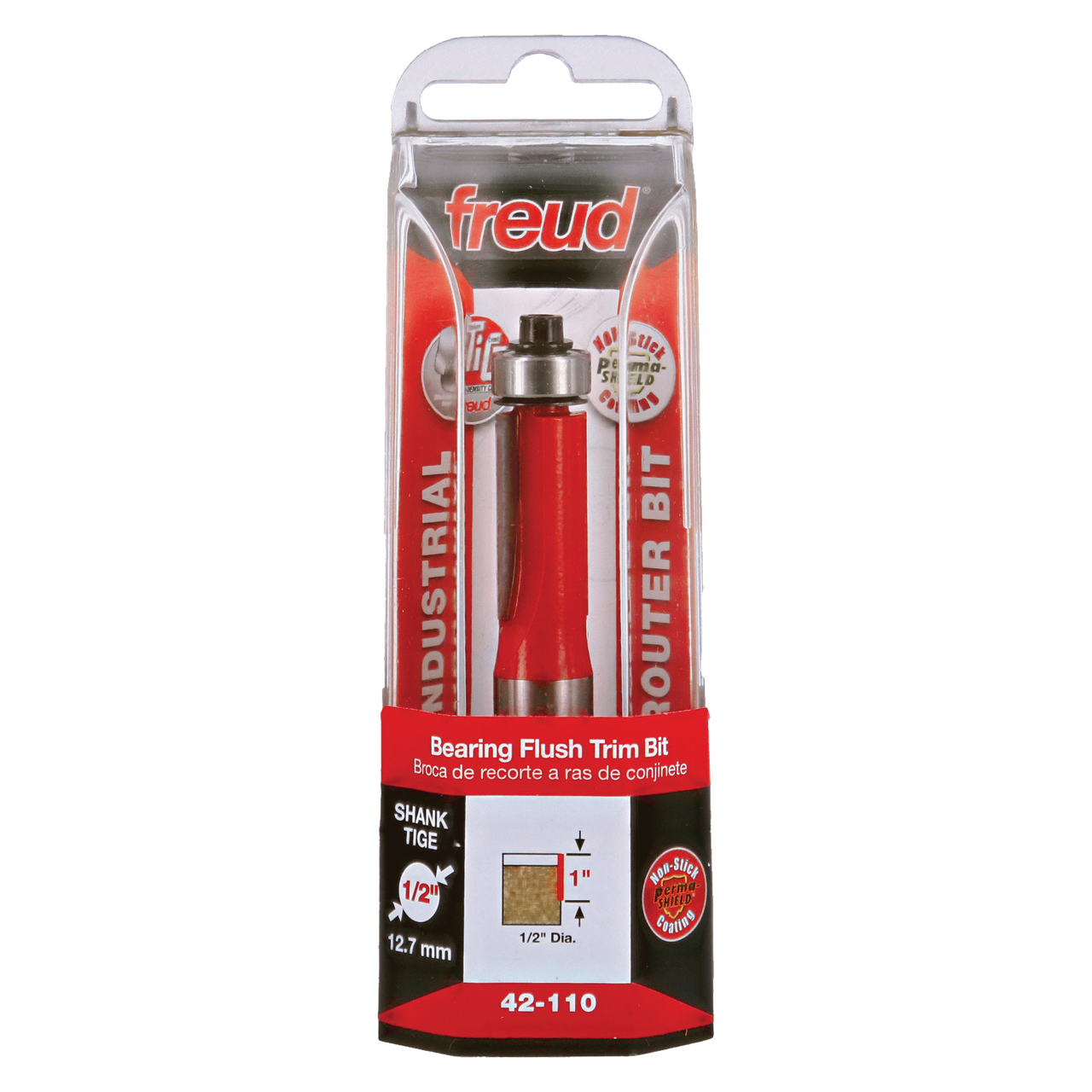 Freud 42-110 1/2" (Dia.) Bearing Flush Trim Bit