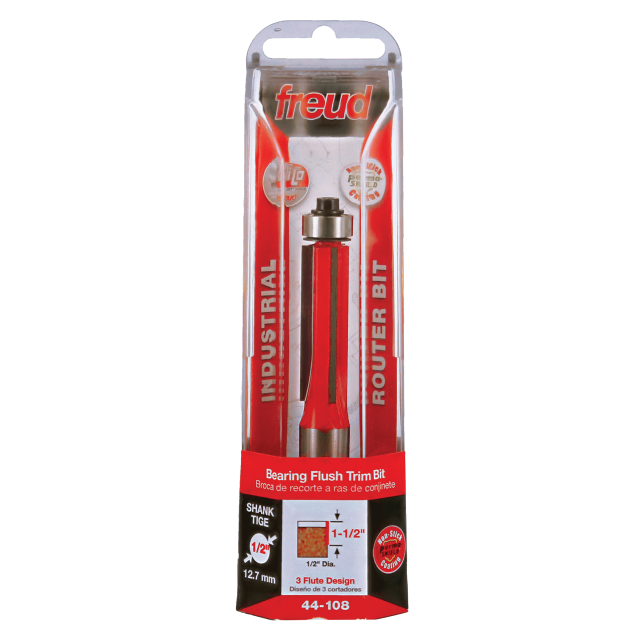 Freud 44-108 1/2" (Dia.) Bearing Flush Trim Bit