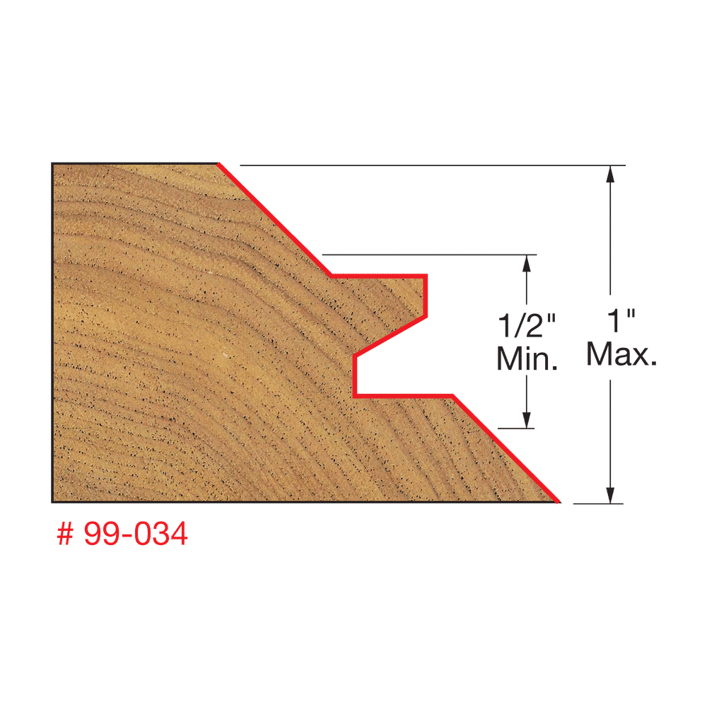 Freud 99-034 2-3/4" (Dia.) Lock Miter Bit